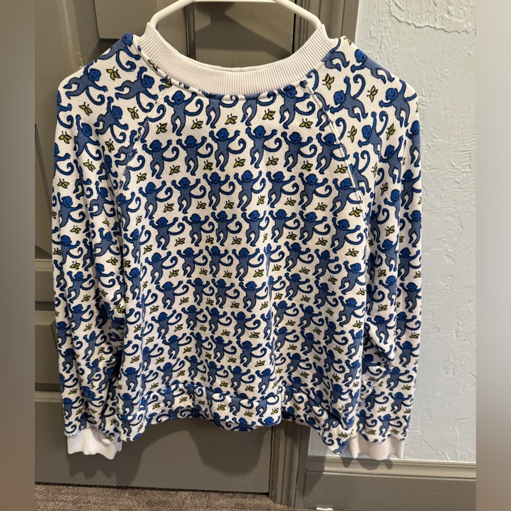 Roller rabbit monkey sweatshirt